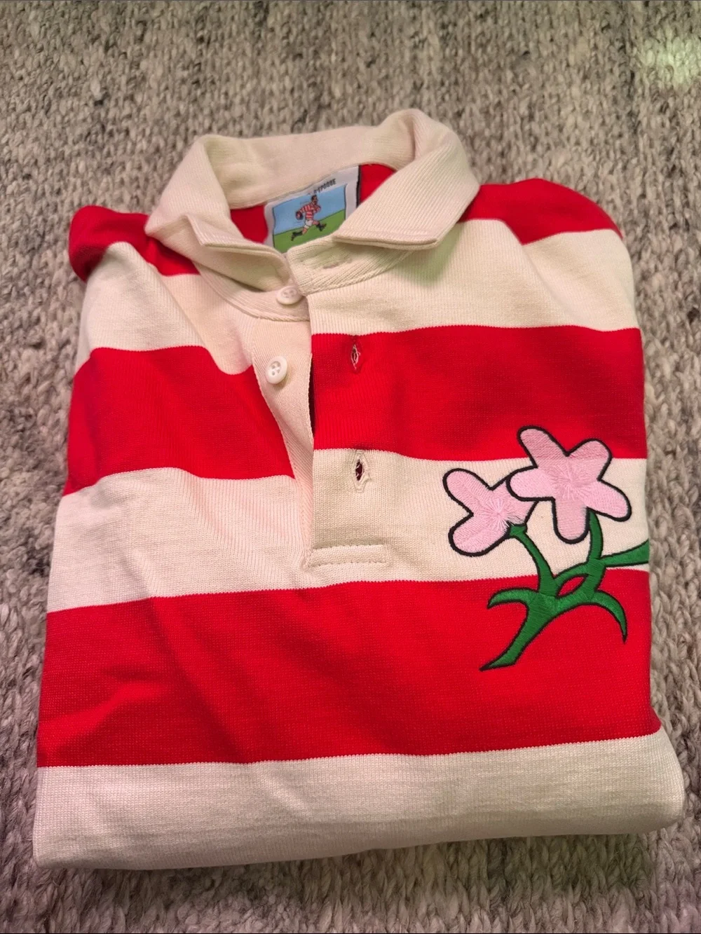 NWOT MENS ROWING BLAZERS LONG SLEEVE RUGBY TOP